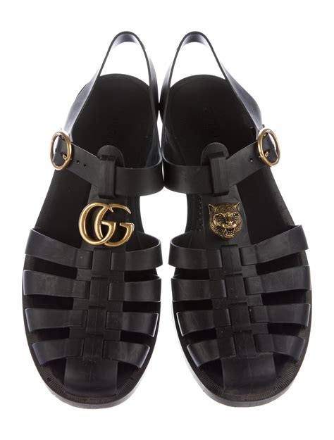 gucci men's rubber sandals|gucci rubber sandals women is.